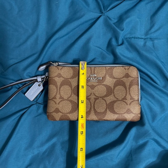 COACH Double Zip Wristlet Wallet - Picture 9 of 10